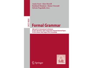 9783662530412 - Formal Grammar Kartoniert (TB)