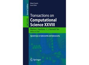 9783662530894 - Transactions on Computational Science XXVIII Kartoniert (TB)