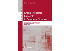 9783662531730 - Graph-Theoretic Concepts in Computer Science Kartoniert (TB)