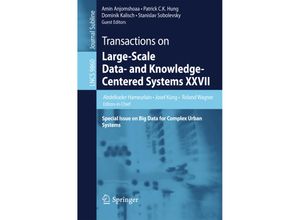 9783662534151 - Transactions on Large-Scale Data- and Knowledge-Centered Systems XXVII Kartoniert (TB)