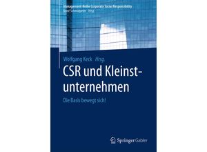 9783662536278 - Management-Reihe Corporate Social Responsibility   CSR und Kleinstunternehmen Kartoniert (TB)