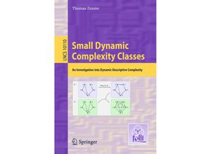 9783662543139 - Small Dynamic Complexity Classes - Thomas Zeume Kartoniert (TB)