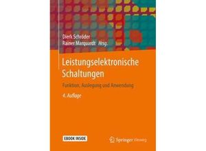 9783662553244 - Leistungselektronische Schaltungen m 1 Buch m 1 E-Book 2 Teile Gebunden