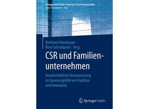 9783662556177 - Management-Reihe Corporate Social Responsibility   CSR und Familienunternehmen Kartoniert (TB)