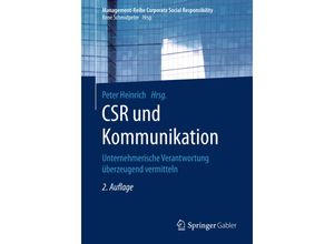 9783662564806 - Management-Reihe Corporate Social Responsibility   CSR und Kommunikation Kartoniert (TB)