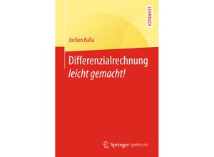 9783662572986 - Differenzialrechnung leicht gemacht! - Jochen Balla Kartoniert (TB)