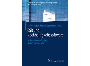 9783662573068 - Management-Reihe Corporate Social Responsibility   CSR und Nachhaltigkeitssoftware Kartoniert (TB)