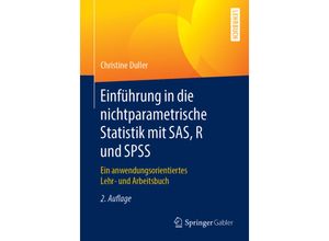 9783662576779 - Einführung in die nichtparametrische Statistik mit SAS R und SPSS - Christine Duller Kartoniert (TB)