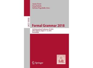 9783662577837 - Formal Grammar 2018 Kartoniert (TB)