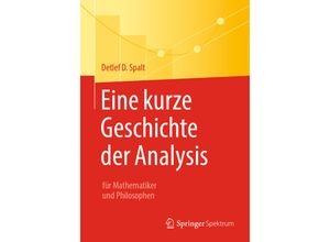 9783662578155 - Eine kurze Geschichte der Analysis - Detlef D Spalt Kartoniert (TB)