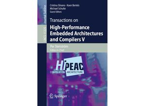 9783662588338 - Transactions on High-Performance Embedded Architectures and Compilers V Kartoniert (TB)