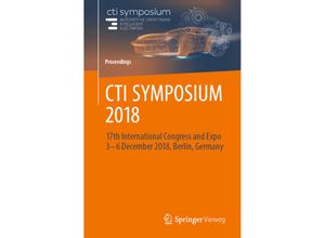 9783662588659 - Proceedings   CTI SYMPOSIUM 2018 Kartoniert (TB)