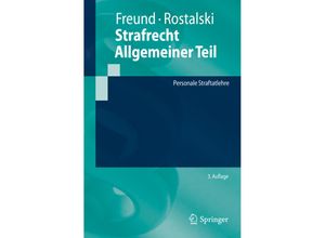 9783662590294 - Springer-Lehrbuch   Strafrecht Allgemeiner Teil - Georg Freund Frauke Rostalski Kartoniert (TB)