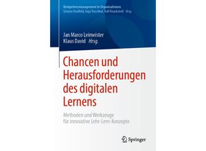 9783662593899 - Kompetenzmanagement in Organisationen   Chancen und Herausforderungen des digitalen Lernens Kartoniert (TB)