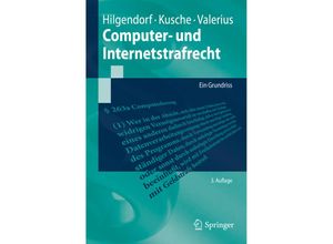 9783662594452 - Springer-Lehrbuch   Computer- und Internetstrafrecht - Eric Hilgendorf Carsten Kusche Brian Valerius Kartoniert (TB)