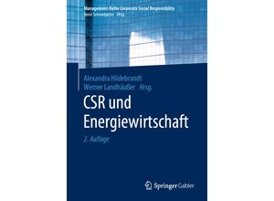 9783662596524 - Management-Reihe Corporate Social Responsibility   CSR und Energiewirtschaft Kartoniert (TB)