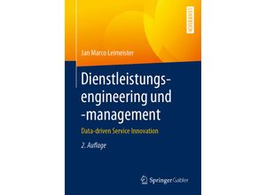 9783662598573 - Dienstleistungsengineering und -management - Jan Marco Leimeister Kartoniert (TB)