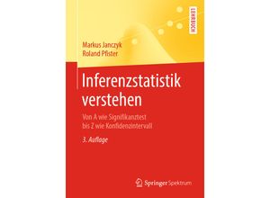 9783662599082 - Inferenzstatistik verstehen - Markus Janczyk Roland Pfister Kartoniert (TB)