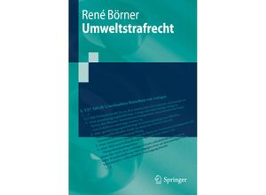 9783662606285 - Umweltstrafrecht - René Börner Kartoniert (TB)