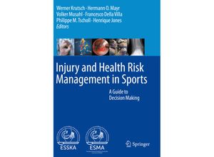 9783662607541 - Injury and Health Risk Management in Sports Kartoniert (TB)