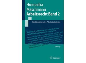 9783662613313 - Springer-Lehrbuch   Arbeitsrecht Band 2 - Wolfgang Hromadka Frank Maschmann Kartoniert (TB)