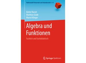 9783662613924 - Mathematik Primarstufe und Sekundarstufe I + II   Algebra und Funktionen - Bärbel Barzel Matthias Glade Marcel Klinger Kartoniert (TB)