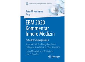 9783662615034 - Abrechnung erfolgreich und optimal   EBM 2020 Kommentar Innere Medizin mit allen Schwerpunkten Kartoniert (TB)