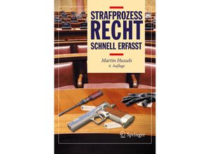 9783662616529 - Recht - schnell erfasst   Strafprozessrecht - Schnell erfasst - Martin Hussels Kartoniert (TB)