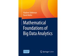 9783662625200 - Mathematical Foundations of Big Data Analytics - Vladimir Shikhman David Müller Kartoniert (TB)