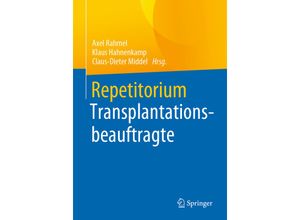 9783662626139 - Repetitorium Transplantationsbeauftragte Kartoniert (TB)