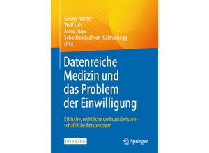 9783662629864 - Datenreiche Medizin und das Problem der Einwilligung Kartoniert (TB)