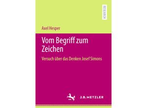 9783662630761 - Vom Begriff zum Zeichen - Axel Hesper Kartoniert (TB)