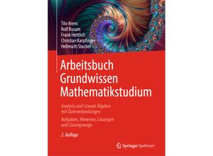 9783662633670 - Arbeitsbuch Grundwissen Mathematikstudium - Analysis und Lineare Algebra mit Querverbindungen - Tilo Arens Rolf Busam Frank Hettlich Christian Karpfinger Hellmuth Stachel Kartoniert (TB)