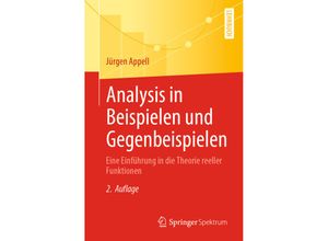 9783662634325 - Analysis in Beispielen und Gegenbeispielen - Jürgen Appell Kartoniert (TB)