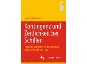 9783662638477 - Kontingenz und Zeitlichkeit bei Schiller - Markus Köberlein Kartoniert (TB)