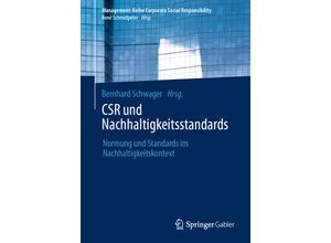 9783662649121 - CSR und Nachhaltigkeitsstandards Kartoniert (TB)