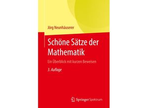 9783662658291 - Schöne Sätze der Mathematik - Jörg Neunhäuserer Kartoniert (TB)