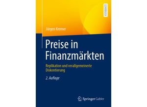 9783662671474 - Preise in Finanzmärkten - Jürgen Kremer Kartoniert (TB)