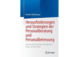 9783662676998 - Herausforderungen und Strategien der Personalberatung und Personalbetreuung - Heribert Wienkamp Kartoniert (TB)