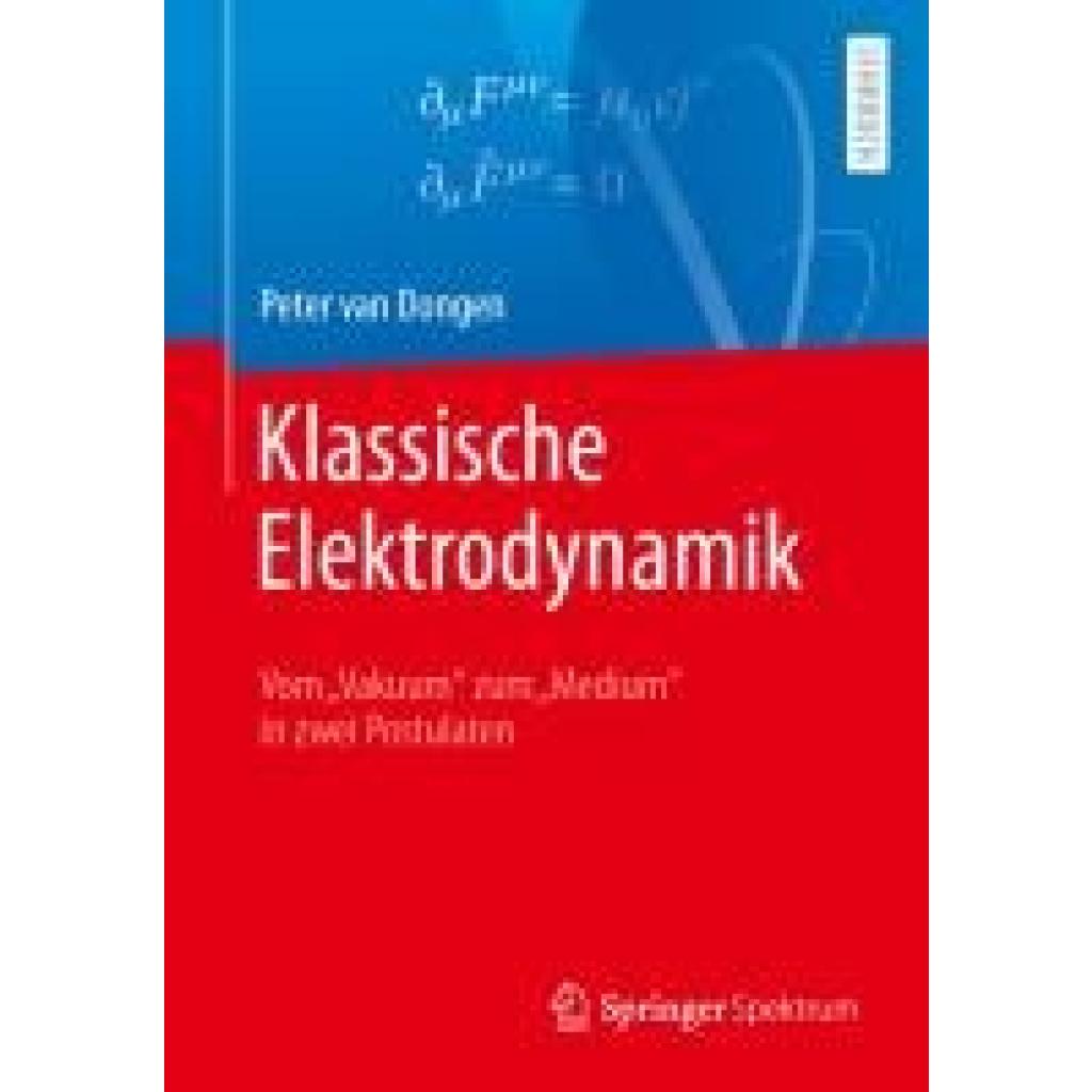 9783662698297 - Dongen Peter van Klassische Elektrodynamik