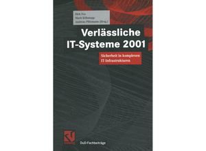 9783663059196 - DuD-Fachbeiträge   Verlässliche IT-Systeme 2001 Kartoniert (TB)