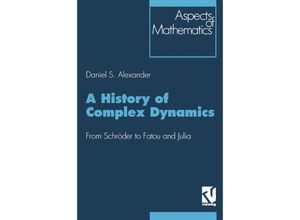 9783663091998 - A History of Complex Dynamics - Daniel S Alexander Kartoniert (TB)