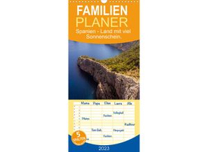 9783675329485 - Familienplaner Spanien - Ein wundervolles Land mit viel Sonnenschein (Wandkalender 2023  21 cm x 45 cm hoch)