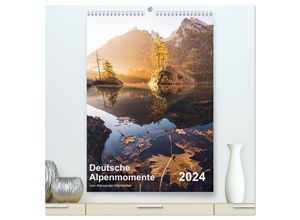 9783675553842 - Deutsche Alpenmomente (hochwertiger Premium Wandkalender 2024 DIN A2 hoch) Kunstdruck in Hochglanz