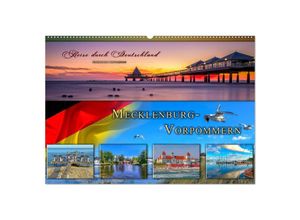 9783675580794 - Reise durch Deutschland - Mecklenburg-Vorpommern (Wandkalender 2024 DIN A2 quer) CALVENDO Monatskalender