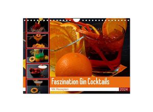 9783675605336 - Faszination Gin Cocktails (Wandkalender 2024 DIN A4 quer) CALVENDO Monatskalender