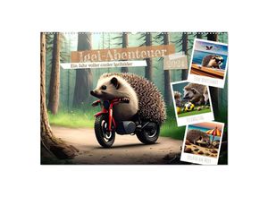 9783675620537 - Igel-Abenteuer (Wandkalender 2024 DIN A2 quer) CALVENDO Monatskalender