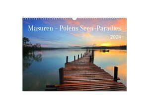 9783675644380 - Masuren - Polens Seen-Paradies (Wandkalender 2024 DIN A3 quer) CALVENDO Monatskalender