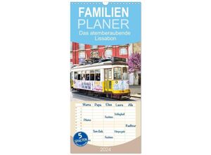 9783675656444 - Familienplaner 2024 - Das atemberaubende Lissabon mit 5 Spalten (Wandkalender 21 x 45 cm) CALVENDO