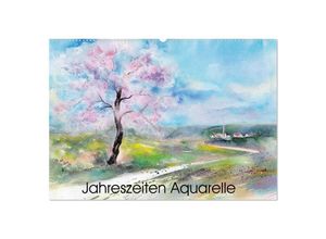 9783675764484 - Jahreszeiten Aquarelle (Wandkalender 2024 DIN A2 quer) CALVENDO Monatskalender